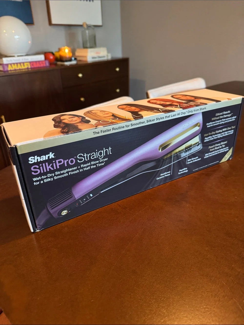 Shark SilkiPro Straight - Wet to Dry Straightener and Rapid Blow Dryer